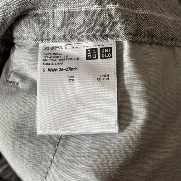 UNIQLO • linen striped pants - Picture 8 of 8